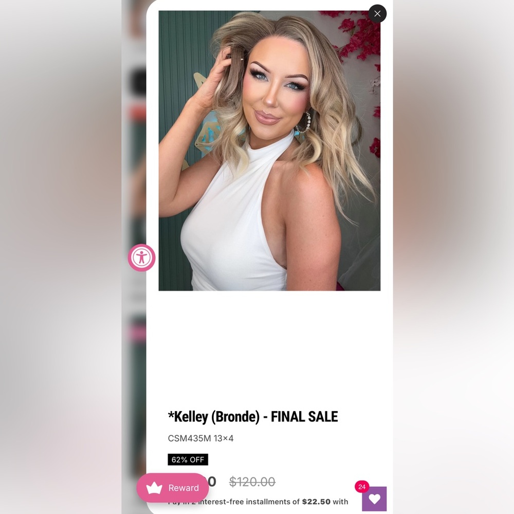 Kelley Bronde Hair Wig
